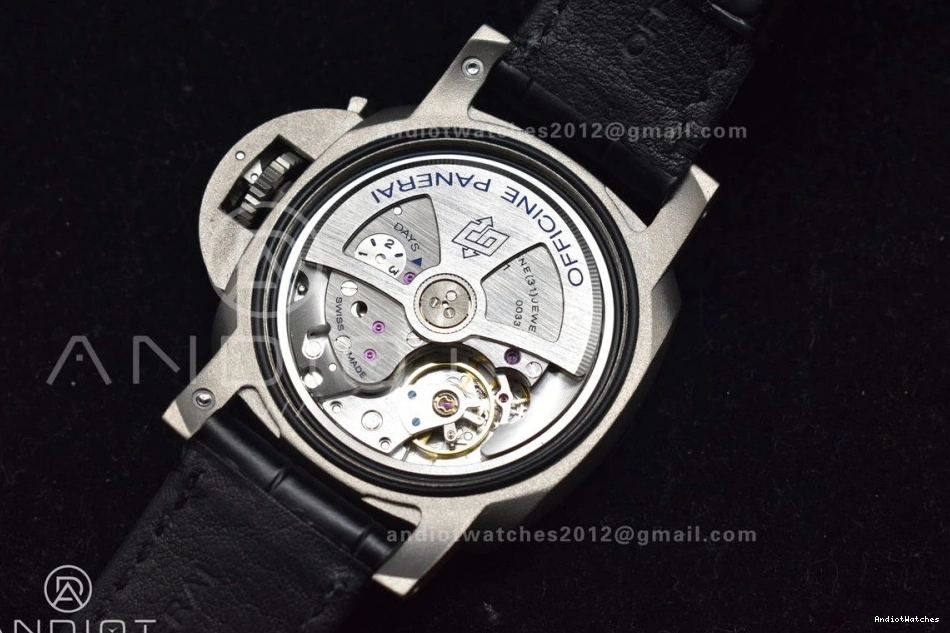 1:1 Dial UrbanStyle PAM1096 Super Best Luminor Titanium W Clone VSF P.9011 on Strap 986 GMT Edition 42mm Black Black Leather 0514